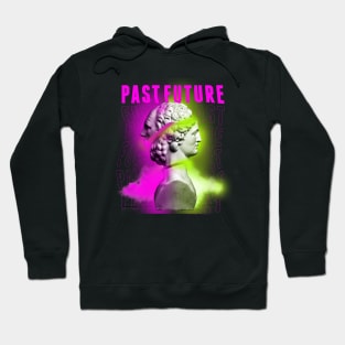 Janus Mythology Vaporwave Pink and Green Hoodie